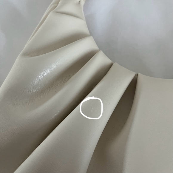 JW PEI Gabbi Ruched Hobo Handbag - Ivory - Picture 6 of 13